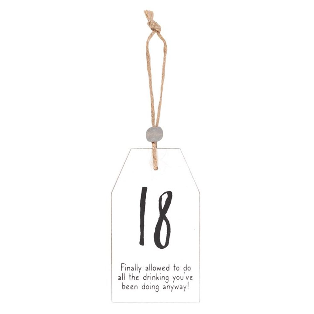 Eleanoras MILESTONE BIRTHDAY 18 HANGING SIGN SIGNS & PLAQUES