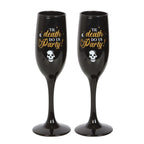 Eleanoras Til Death Do Us Party Champagne Flute Set Drinkware