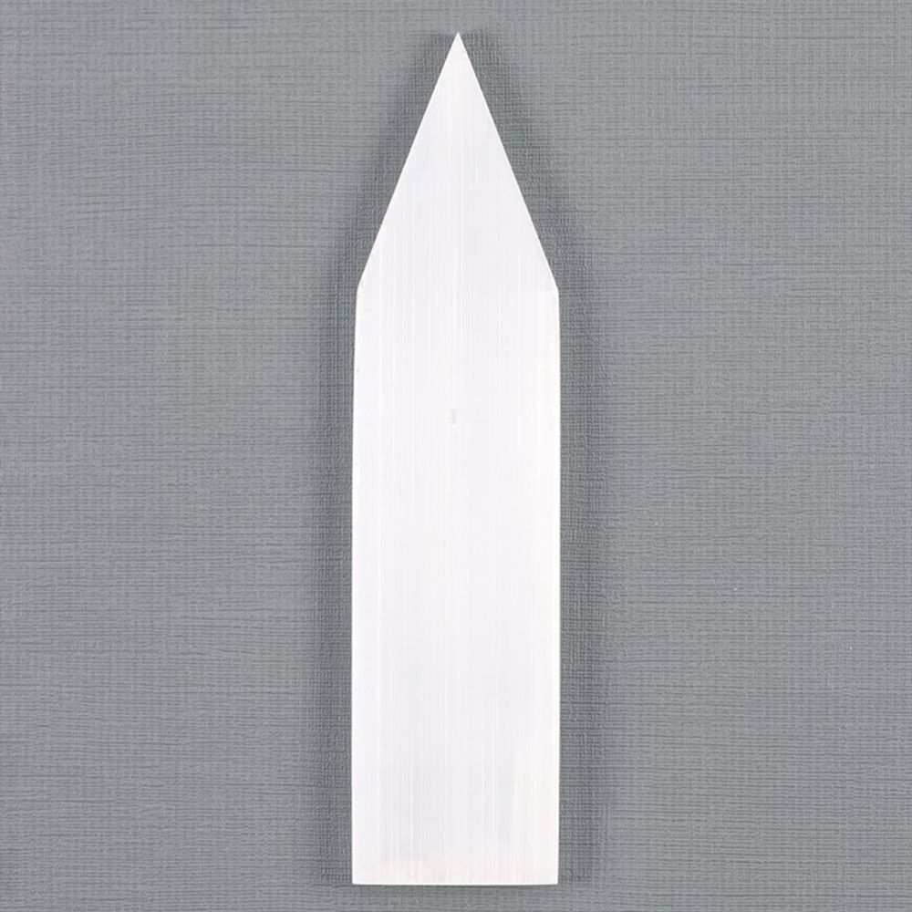 Eleanoras Selenite Flat Pointed Wand 