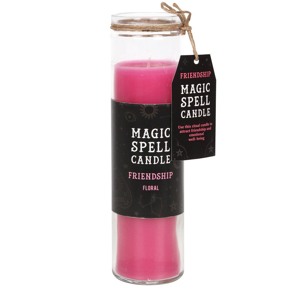 Eleanoras Floral Friendship Spell Tube Candle Spell Candles