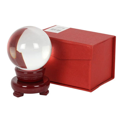 Eleanoras CRYSTAL BALL WITH STAND 8cm 