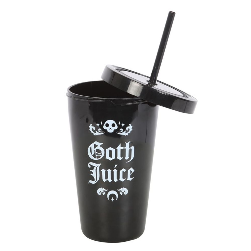 Eleanoras GOTH JUICE TUMBLER WITH STRAW Drinkware