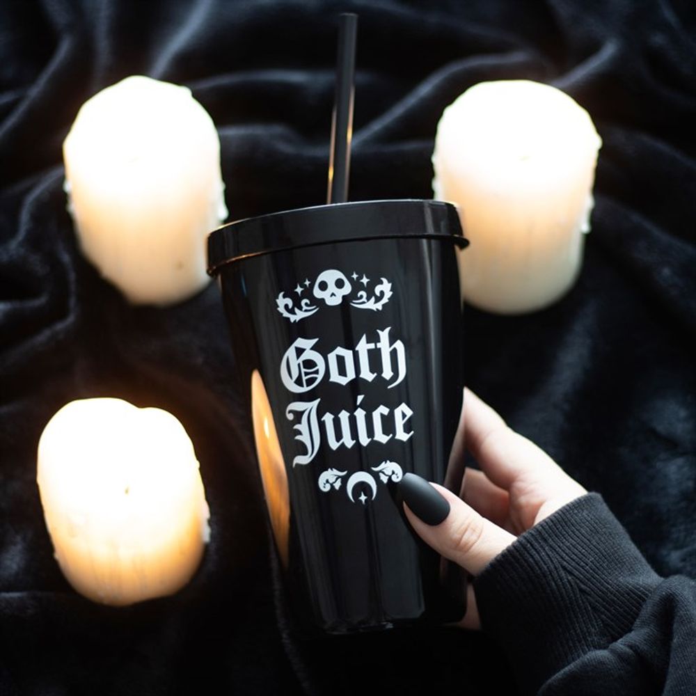 Eleanoras GOTH JUICE TUMBLER WITH STRAW Drinkware