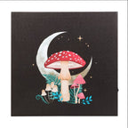 Eleanoras Forest Mushroom Light Up Canvas Plaque Canvases