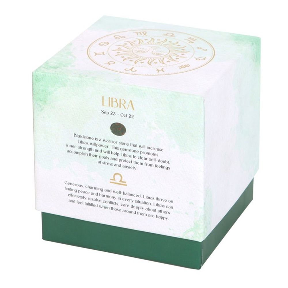 Eleanoras LIBRA SWEET JASMINE GEMSTONE ZODIAC CANDLE Candles - Scented