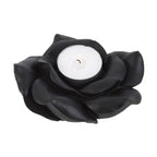 Eleanoras Black Rose Resin Tealight Candle Holder Candle Holders