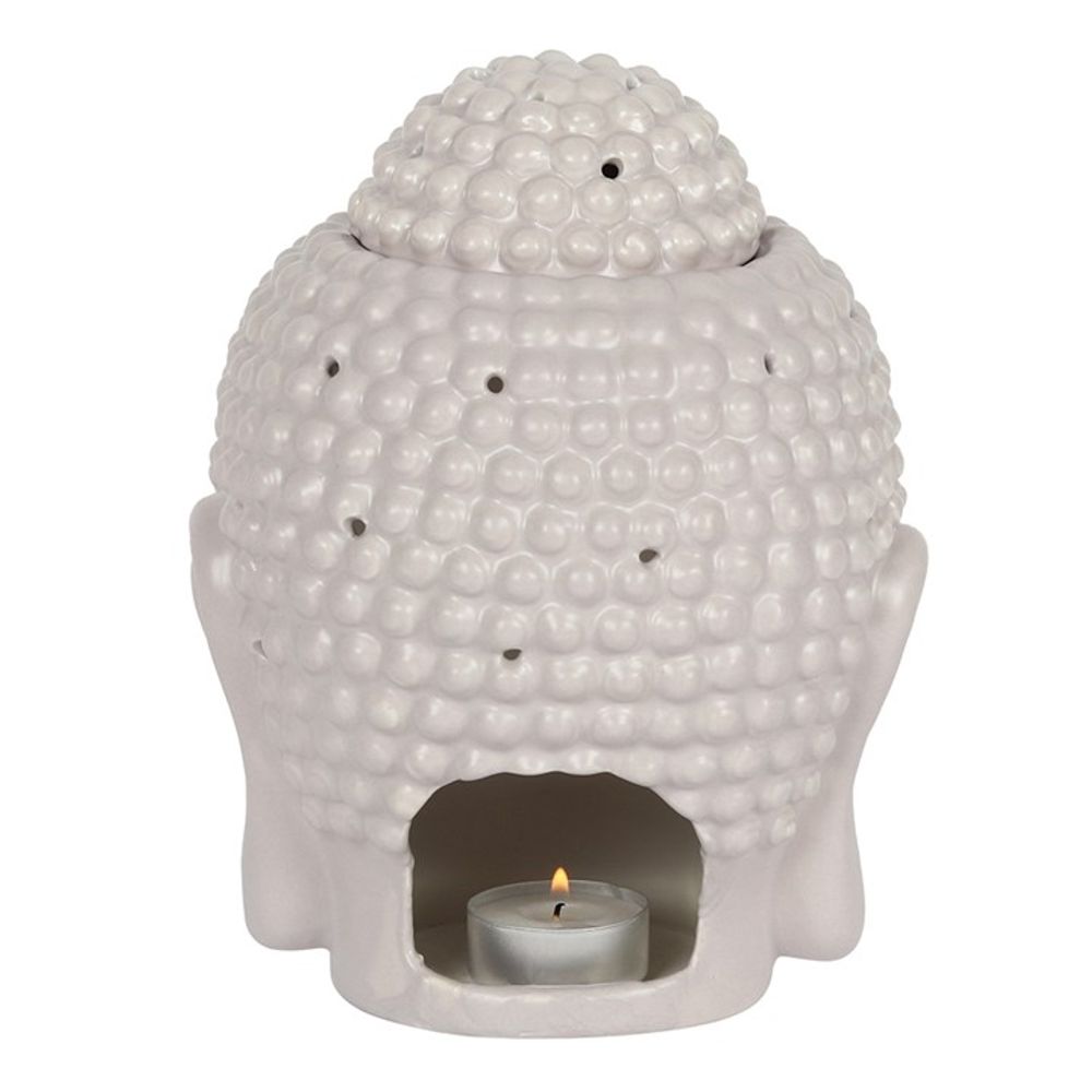 Eleanoras BUDDHA HEAD LARGE GREY OIL BURNER Oil Burners