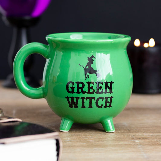 Eleanoras GREEN WITCH CAULDRON MUG MUGS