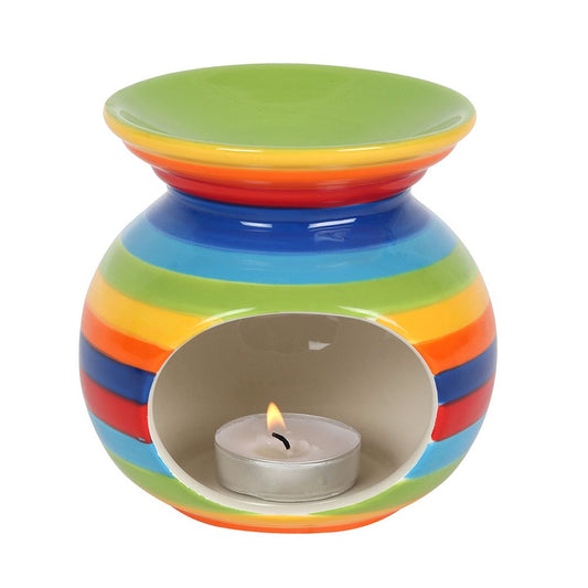 RAINBOW STRIPE OIL BURNER