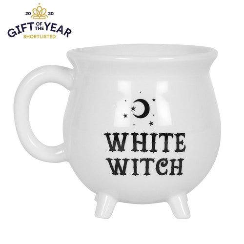 Eleanoras White Witch Cauldron Mug Mugs