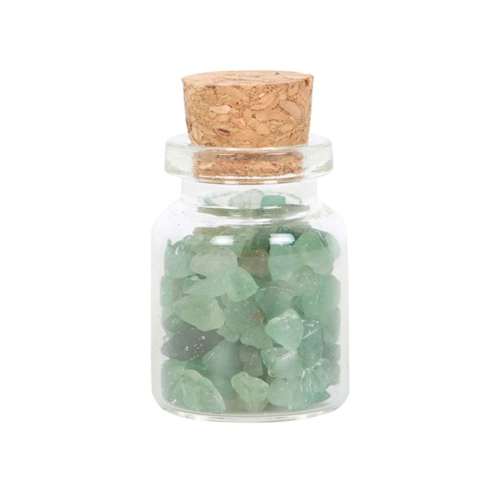 JAR OF LUCK ADVENTURINE CRYSTAL IN A MATCHBOX