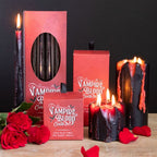 Eleanoras Set Of 8 Vampire Blood Taper candles Candles