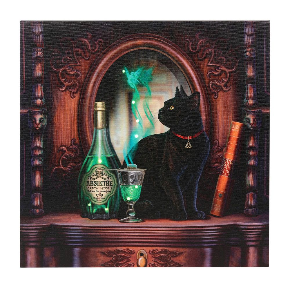 Eleanoras ABSINTHE LIGHT UP CANVAS PLAQUE Canvas Wall Art