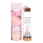Eleanoras Rose Quartz Create My Own Reality Glass Water Bottle Bottles & Flasks