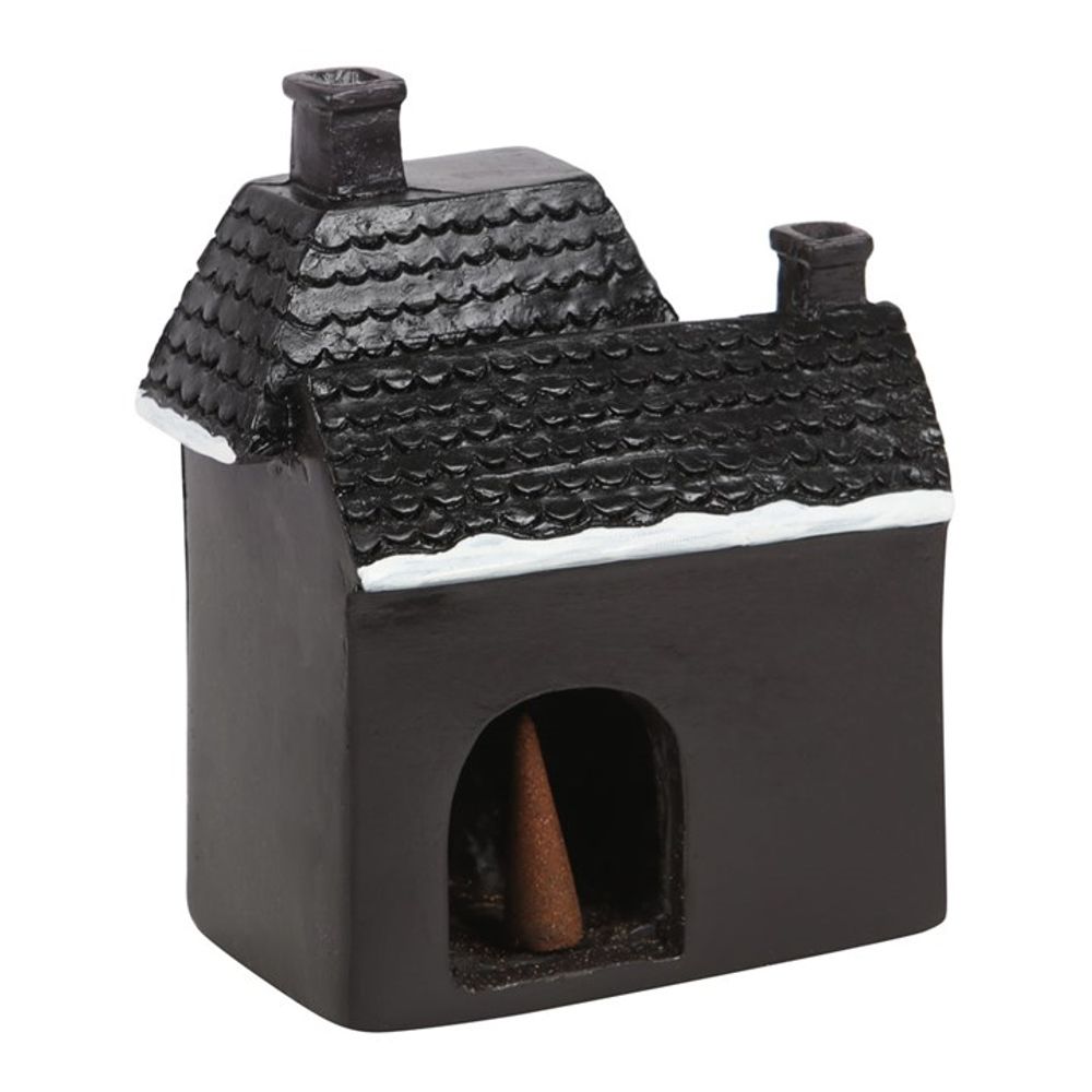 HAUNTED HOLIDAY HOUSE INCENSE CONE BURNER