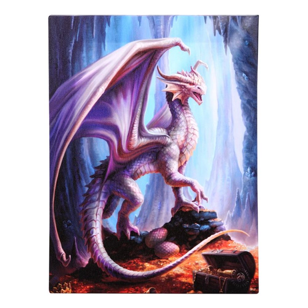Eleanoras TREASURE TROVE CANVAS PLAQUE BY ANNE STOKES 