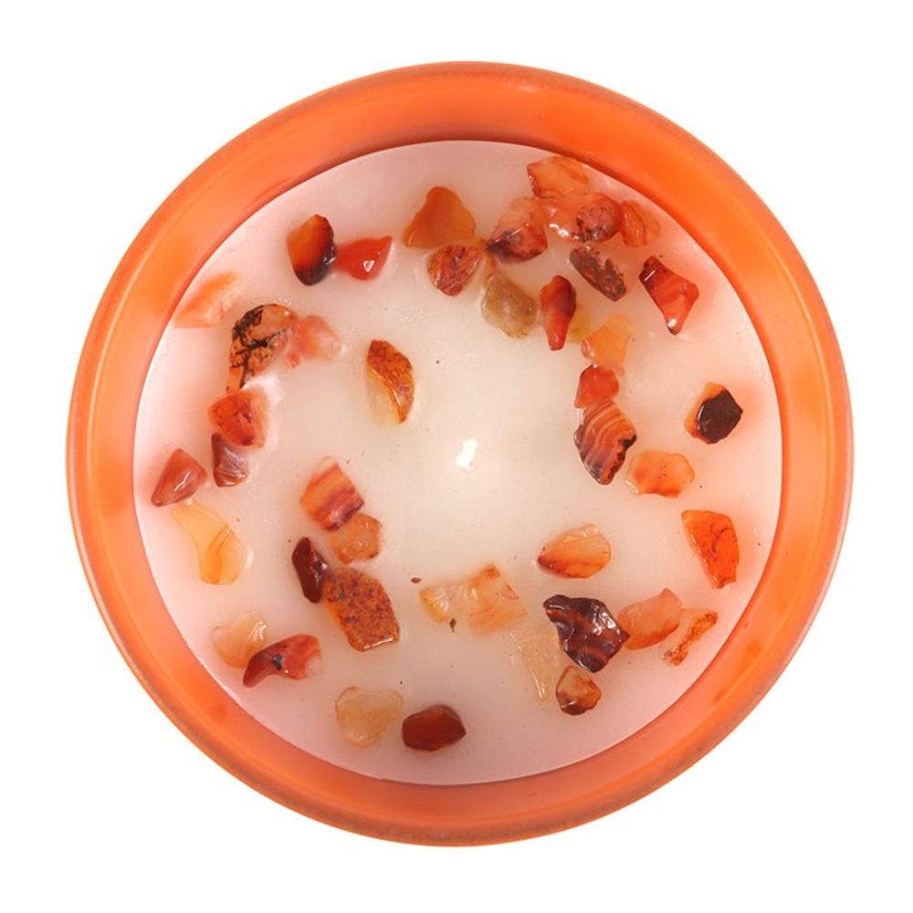 Eleanoras CAPRICORN SANDALWOOD & JASMINE GEMSTONE ZODIAC CANDLE 