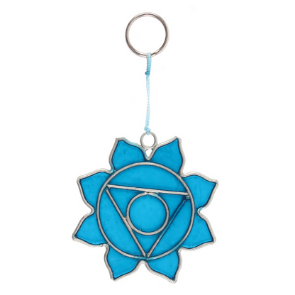 Eleanoras THROAT CHAKRA SYMBOL MINI SUNCATCHER SUNCATCHERS