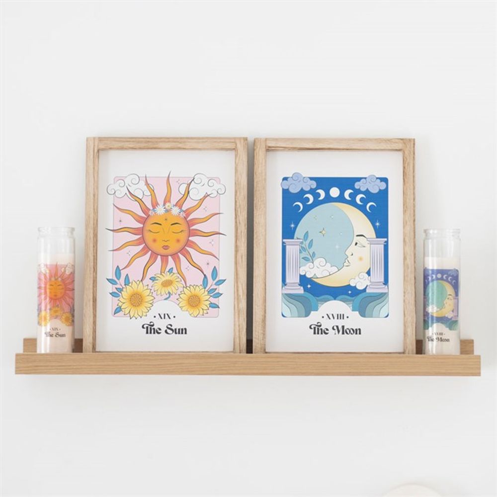 Eleanoras THE MOON CELESTIAL FRAMED PRINT Framed Prints
