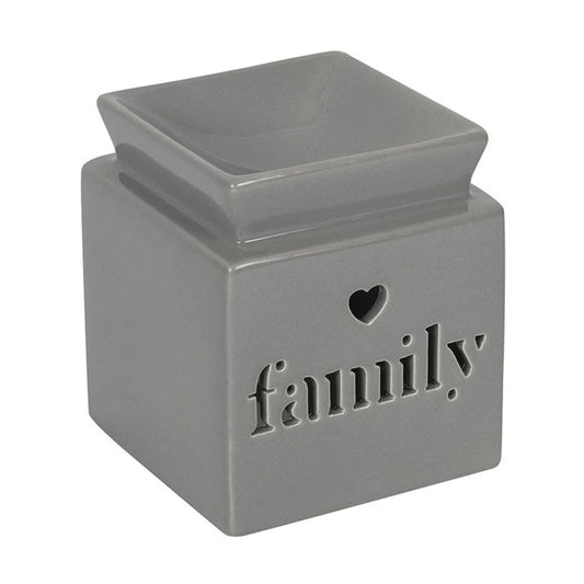 FAMILY GREY CUT OUT OIL BURNER