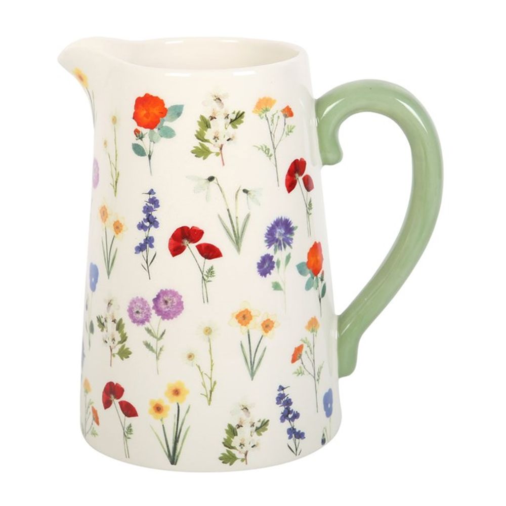 Eleanoras WILDFLOWER CERAMIC FLOWER JUG 