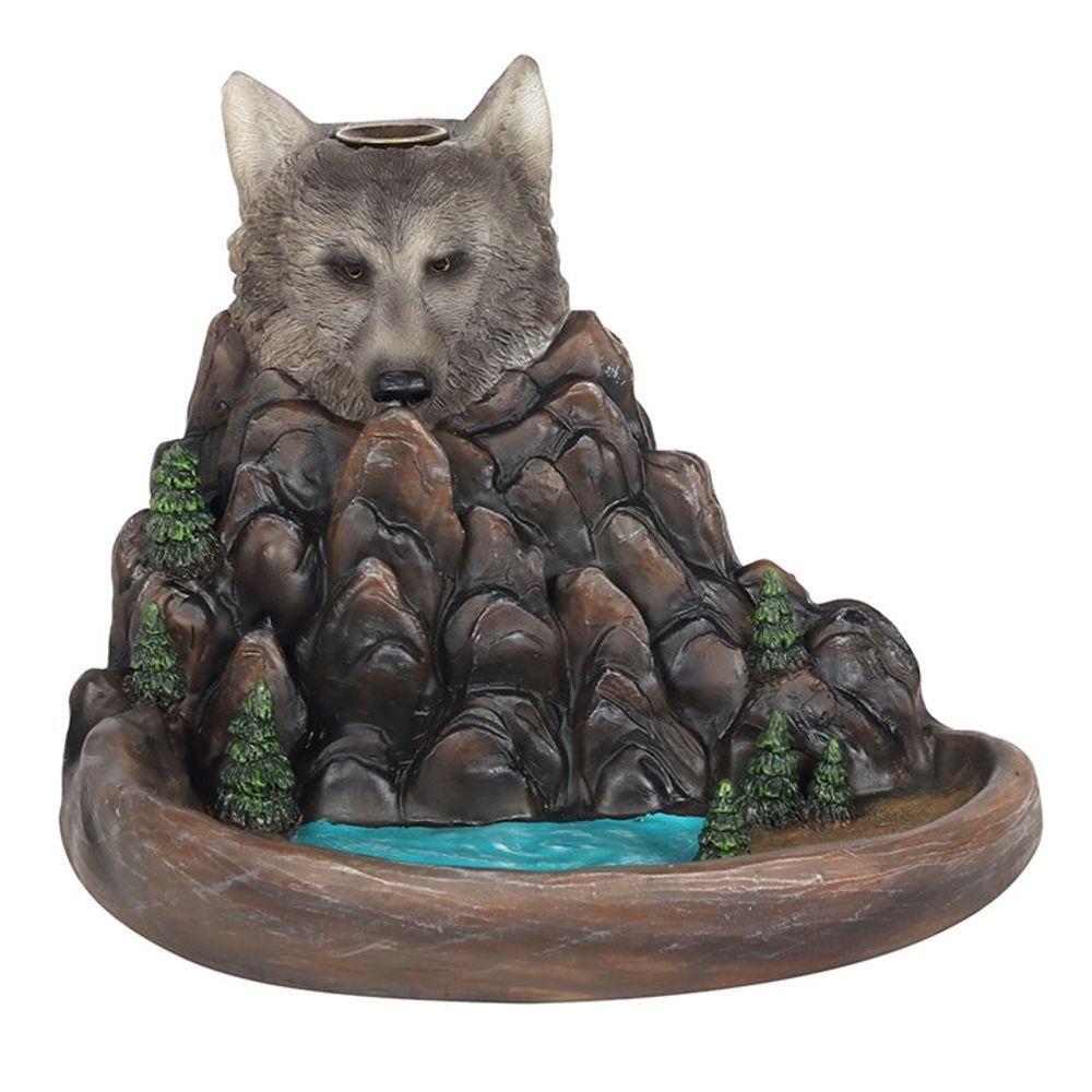 Eleanoras GREY WOLF BACKFLOW INCENSE BURNER Backflow Burners