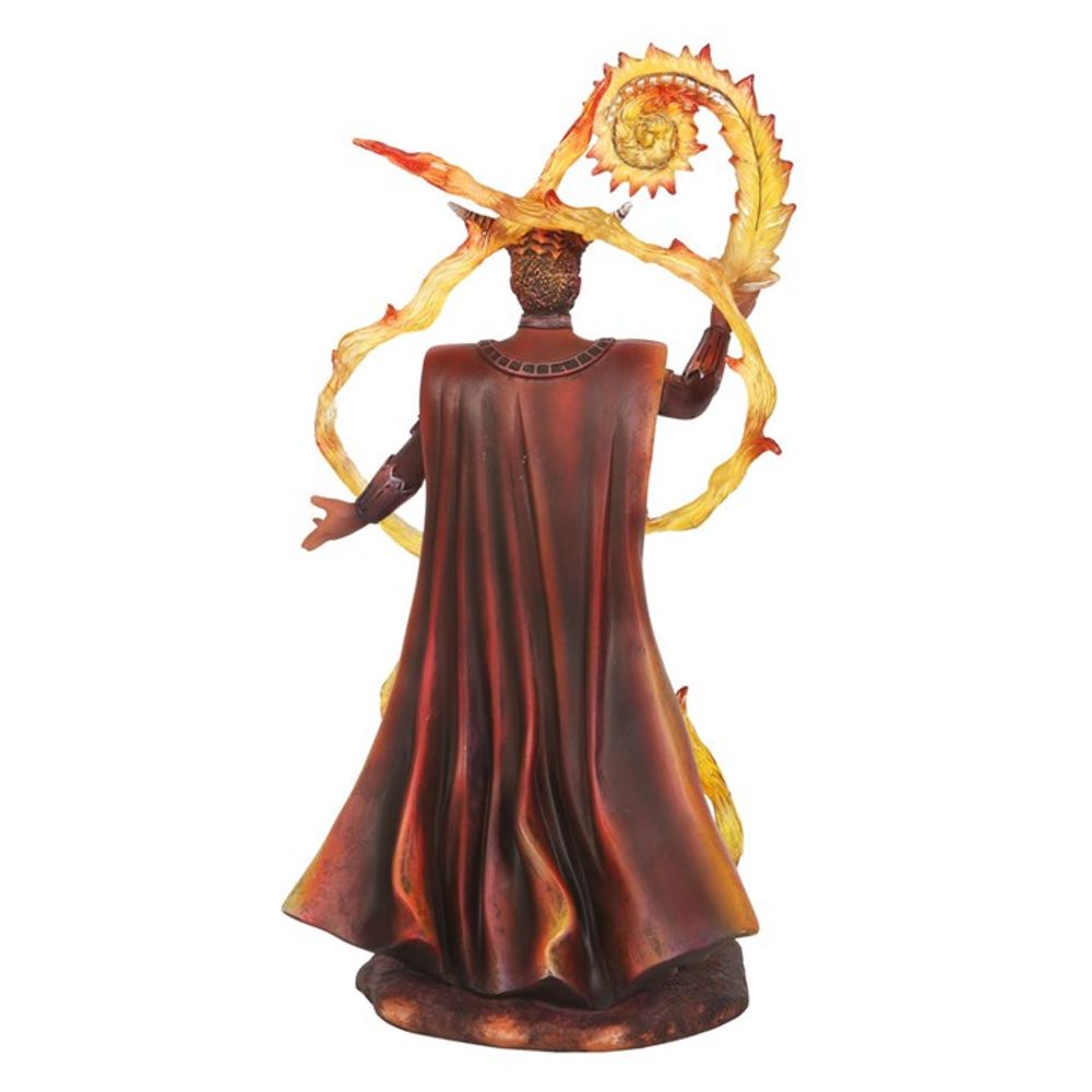 Eleanoras Fire Elemental Wizard Figurine by Anne Stokes 