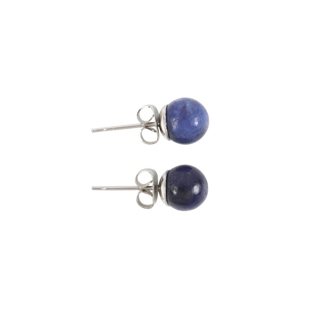 Eleanoras SODALITE SEMI PRECIOUS CRYSTAL EARRINGS JEWELLERY