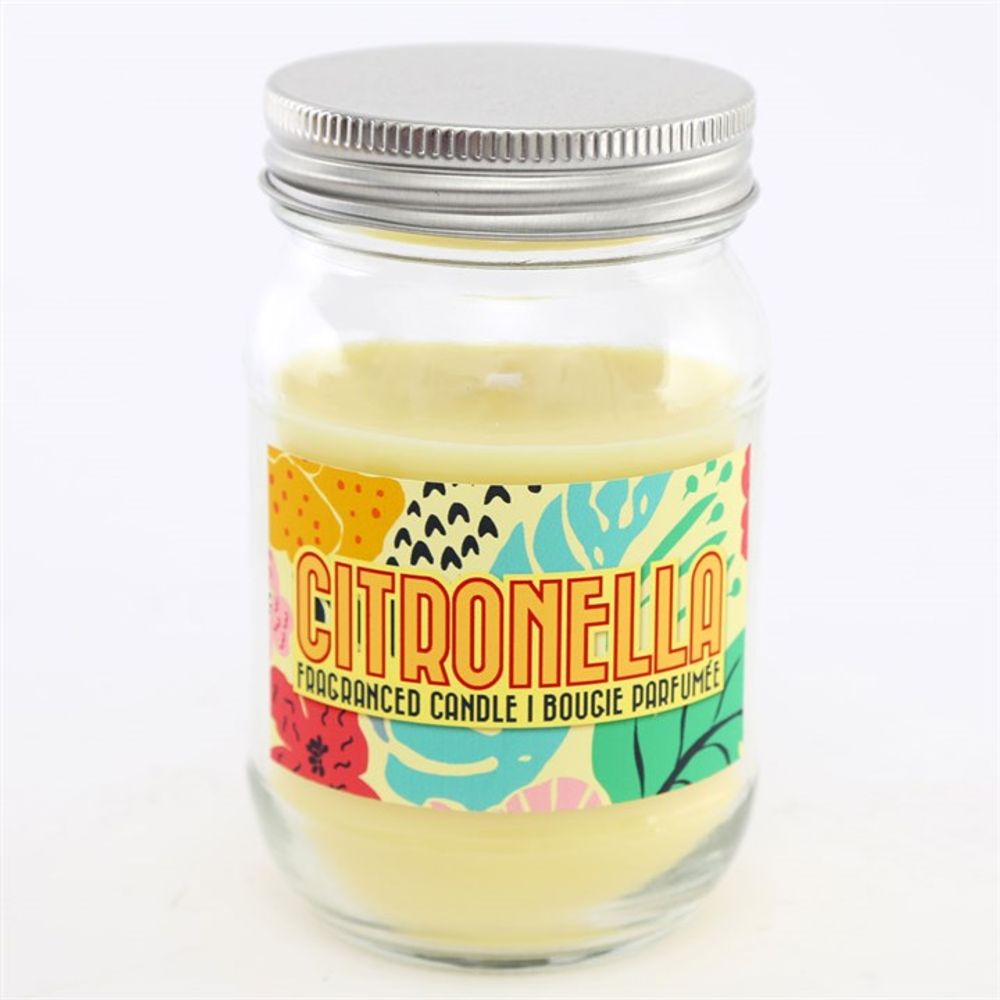 Eleanoras Citronella Mason Jar Candle 