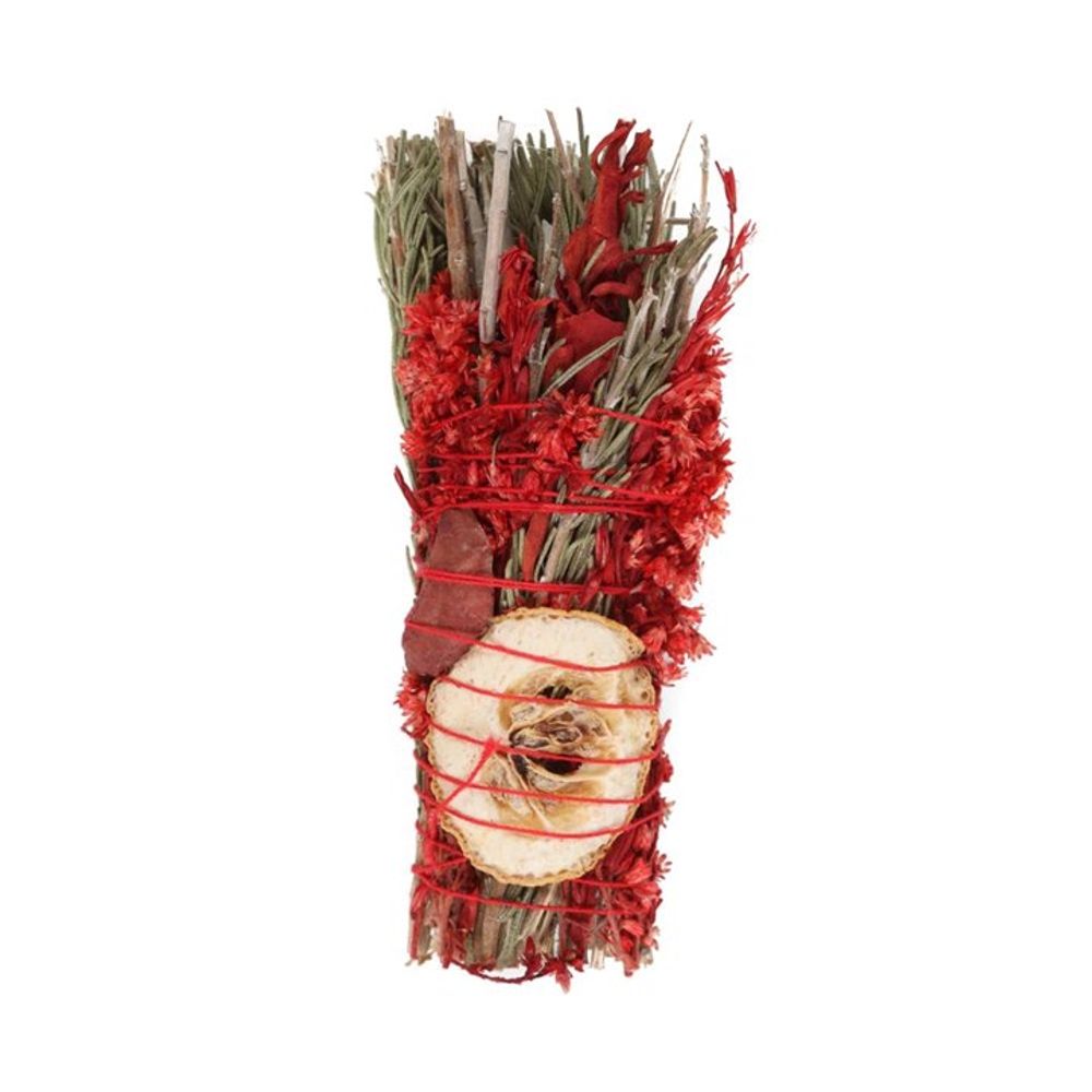 Eleanoras Rosemary, Sage & Red Jasper Ritual Wand Smudge Stick 6in Smudge Sticks