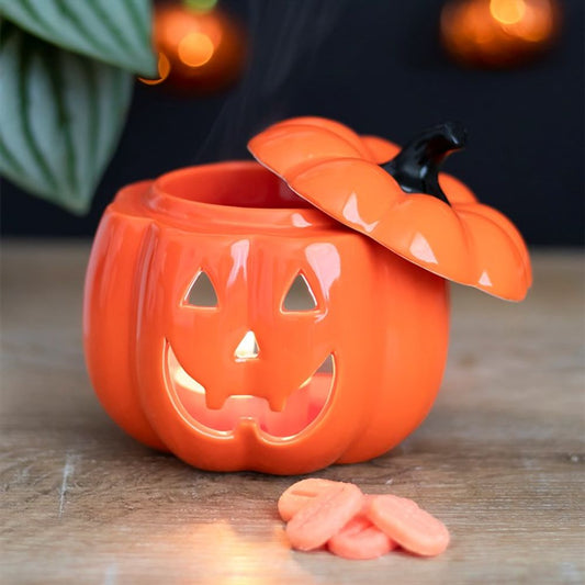 JACK O LANTERN ORANGE OIL BURNER