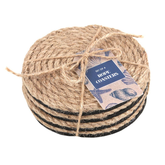 Eleanoras COASTAL CHARM ROPE COASTER SET PLACEMATS & COASTERS