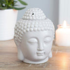 Eleanoras SMALL GREY BUDDHA HEAD OIL BURNER Oil Burners