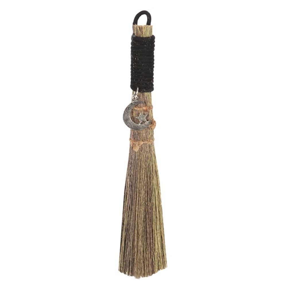 Eleanoras Broom with Crescent Moon Charm 