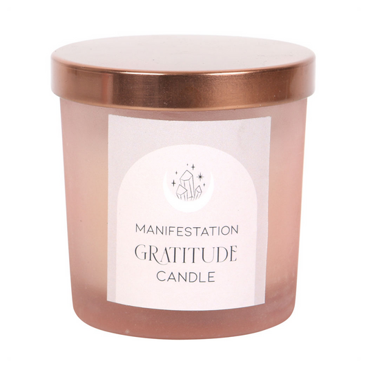 GRATITUDE WILD ROSE CRYSTAL CHIP CANDLE Candles - Scented from Eleanoras