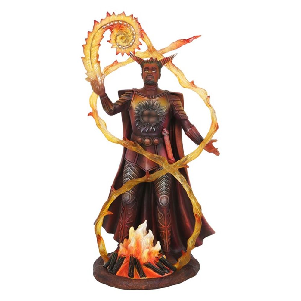 Eleanoras Fire Elemental Wizard Figurine by Anne Stokes 