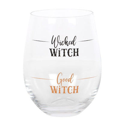 WICKED WITCH STEMLESS WINE GLASS GLASSWARE from Eleanoras