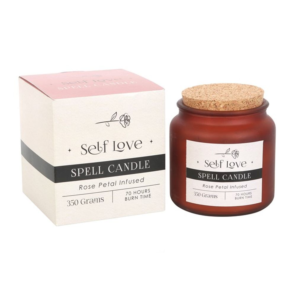 Eleanoras SELF LOVE ROSE PETAL INFUSED SPELL CANDLE SPELL CANDLES