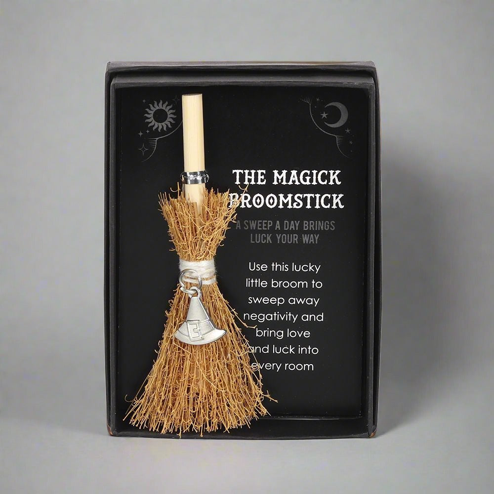 Eleanoras WITCH HAT MINI MAGICK BROOMSTICK 