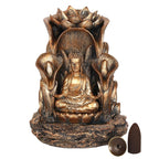 Eleanoras BRONZE BUDDHA BACKFLOW INCENSE BURNER Backflow Burners