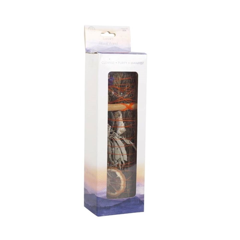 Eleanoras Rosemary, Palo Santo & Adventurine Ritual Wand Smudge Stick  9in Smudge Sticks
