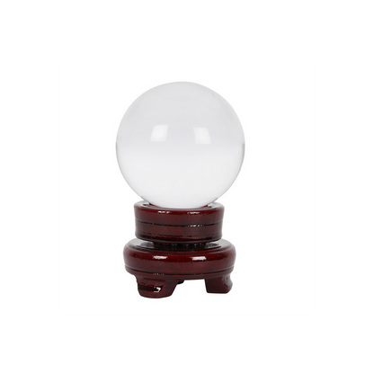 Eleanoras CRYSTAL BALL WITH STAND 8cm 