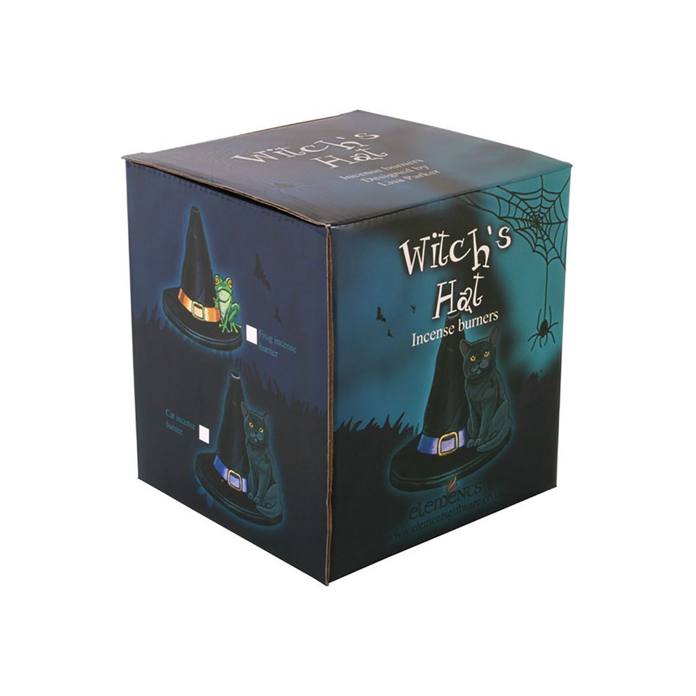 Eleanoras Witch Hat Cat Incense Cone Holder Incense Holders