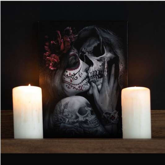 Eleanoras DEAD KISS CANVAS PLAQUE BY SPIRAL DIRECT Canvases