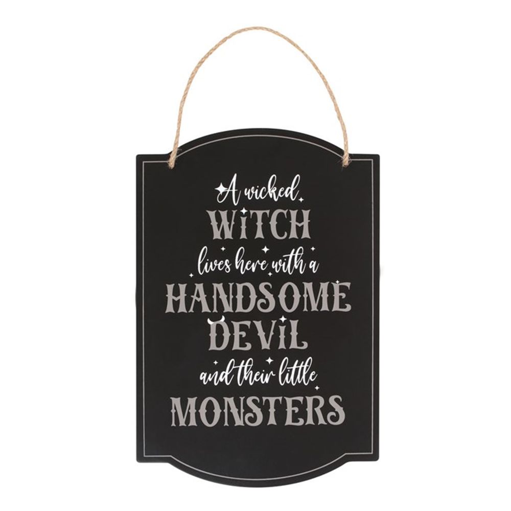 Eleanoras Wicked Witch Family Hanging Sign Signs & Plaques