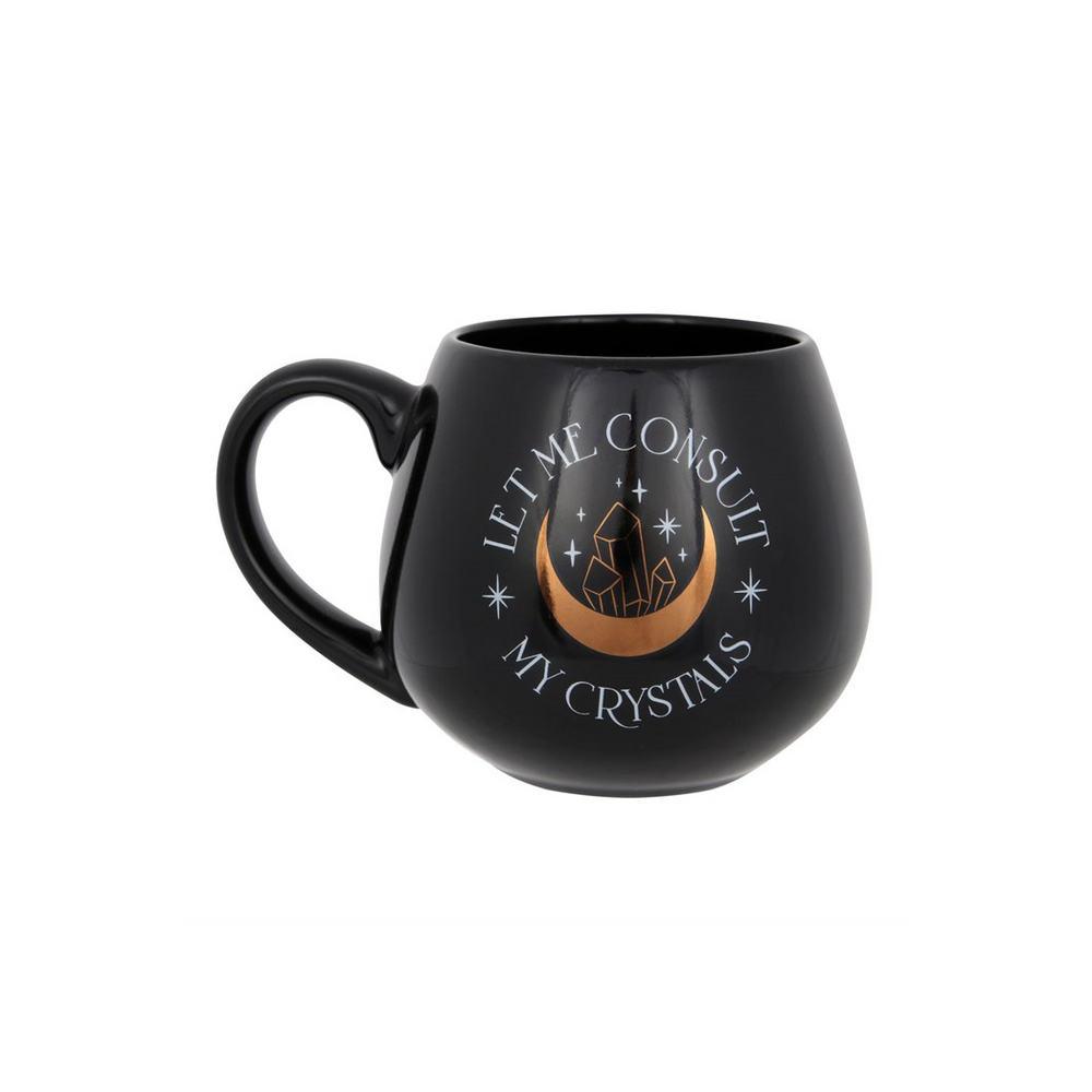 Eleanoras Let Me Consult My Crystals Rounded Mug Mugs