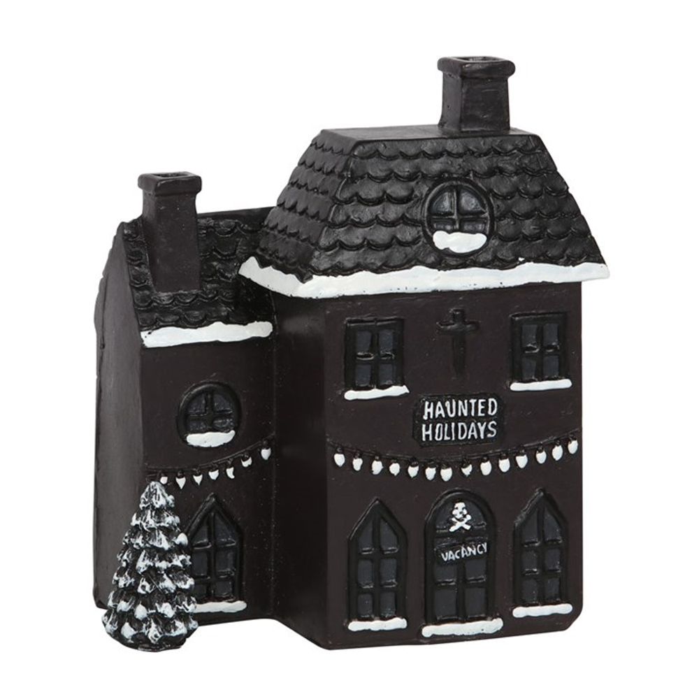 HAUNTED HOLIDAY HOUSE INCENSE CONE BURNER