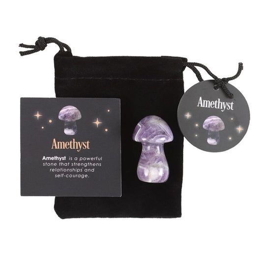 Magical Amethyst Crystal Mushroom  from Eleanoras