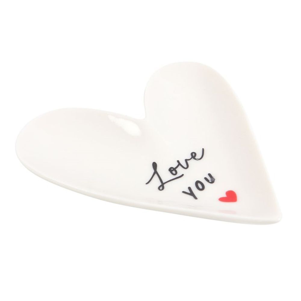 LOVE YOU HEART TRINKET DISH