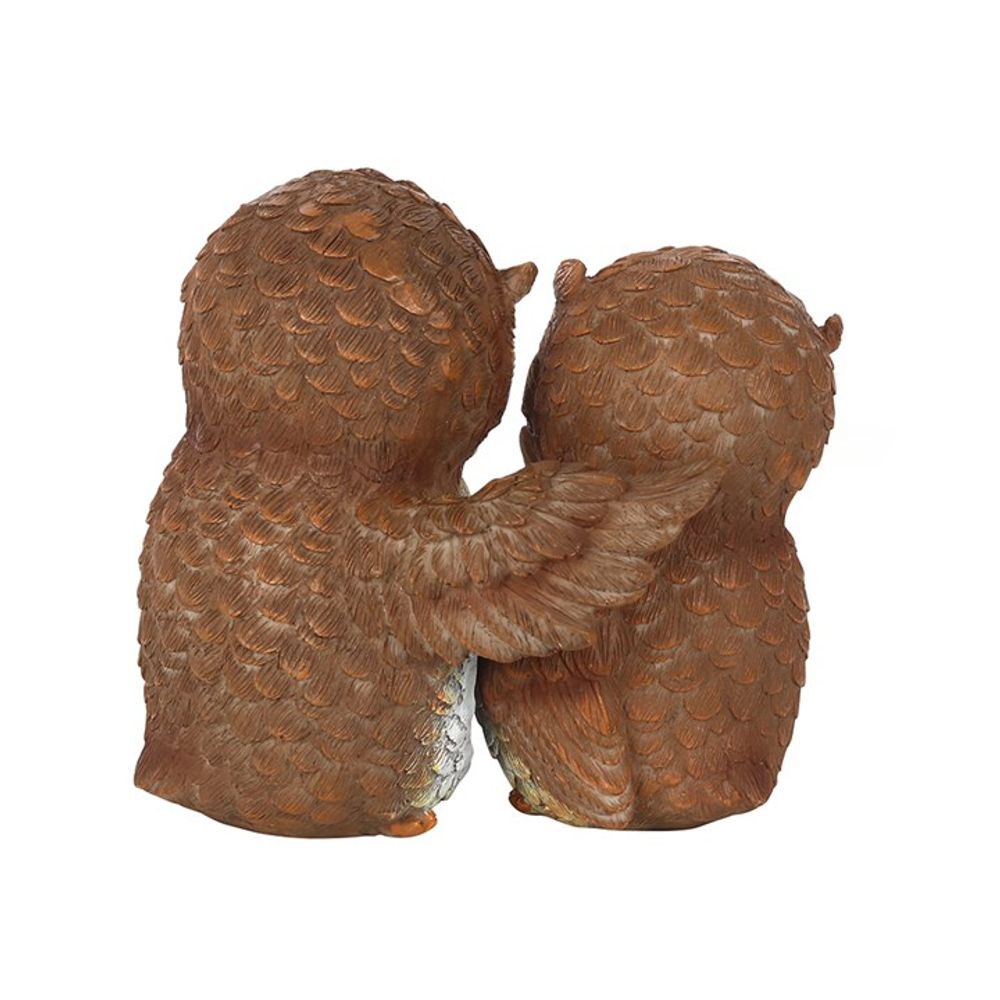 Eleanoras BIRDS OF A FEATHER OWL COUPLE ORNAMENT Figurines & Sculptures